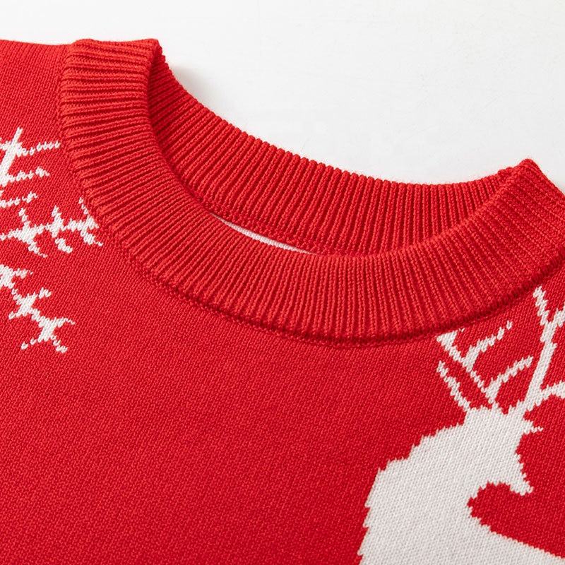 Kids Sweater Winter Autumn Girls Boys Clothing Baby Knitwear Pullover Kids Print Warm Christmas Sweaters