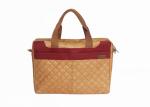 Waterproof laptop bag washable kraft paper laptop messenger bag with canvas