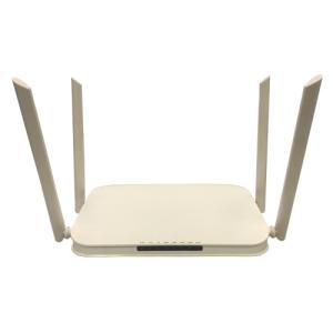 China White 4 Antennas GPON ONT Gigabit 2.4/5G Wifi Router CS12004G Plastic Material factory