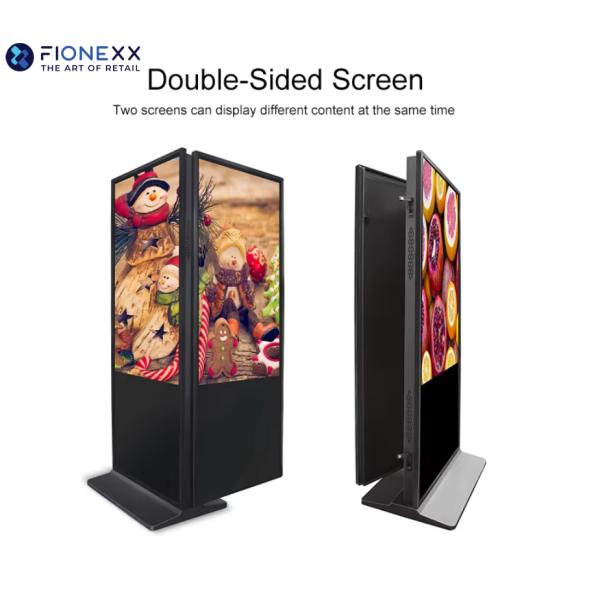 AD/Windows/Android Solution LCD Floor Stand Commercial Advertising Video Player
