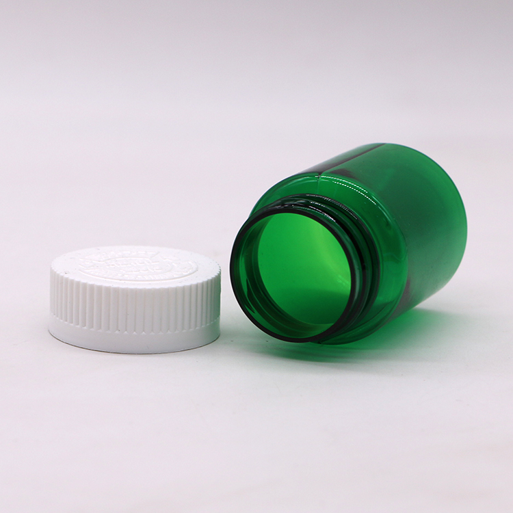 SCREW CAP 2OZ 60ML PET Collar Bottle for Drug-Grade Medicine Supplement Packaging