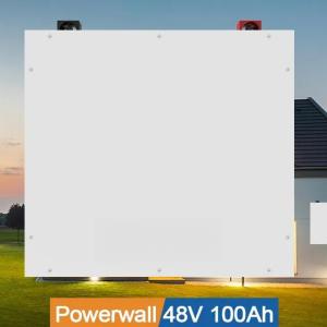 China Lifepo4 Powerwall Solar Battery Energy Storage Pack 5kwh 48v 51.2v 50ah 100ah factory