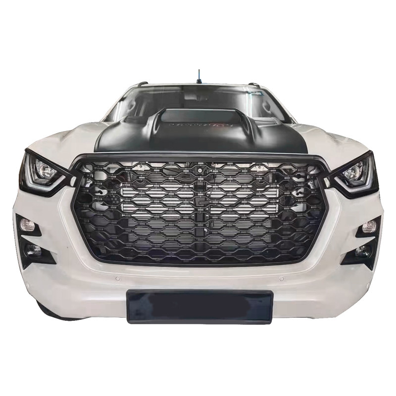 Black ABS Plastic Car Front Grill Truck Front Grill For Isuzu D-MAX 2021
