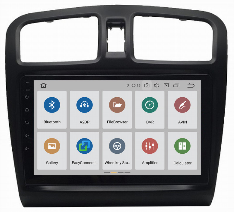 Ouchuangbo car stereo navigation for Dongfeng 330 support BT MP3 mirror link android 9.0 OS 4+64