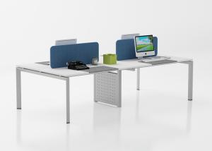 China Modern 4 Person Linear Office Partition Workstation For Project Design factory