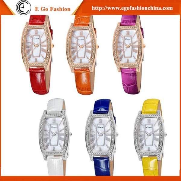 KM21 CTR Branding Watches KIMIO New Fashion Woman Leather Band Stainless Sport
