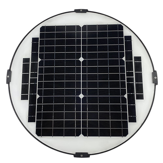 Aluminium solar post light with motion sensor, 10w 20w 30w solar garden light with waterproof IP66
