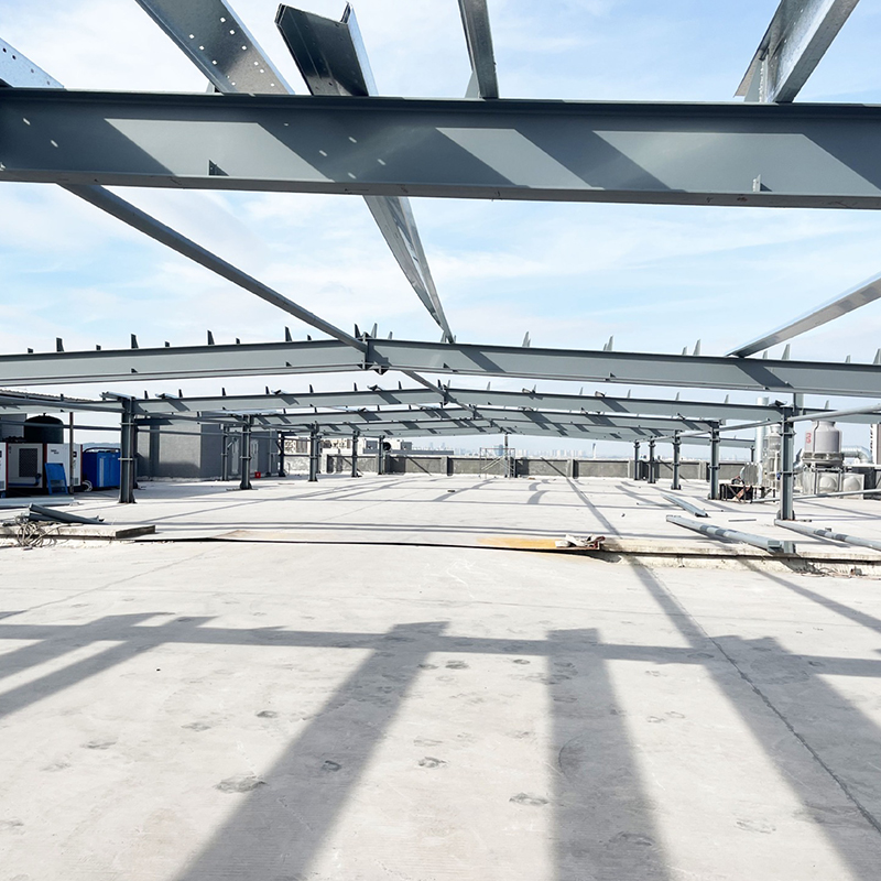 Quick and Easy Installation Customized Color Prefabricated Warehouse Steel Structure Building with Steel Door