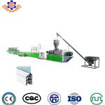 150KG/H Wood Plastic Composite Wpc Profile Production Line Fencing Making