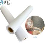 Primed 24" 36" Glossy / Luster RC Inkjet Photo Paper Roll For Pigment Ink