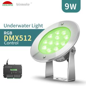 China 380LM RGB Underwater Led Lights Underwater Swimming Pool Lights IK10 VDE Cable on sale