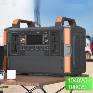 China 999Wh Outdoor Portable Power Station With 1000W AC Output LCD Display factory