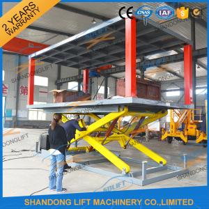 China 3T 2.5M Double Deck Car Parking System , high strength Manganese Steel Car Parking Lift factory