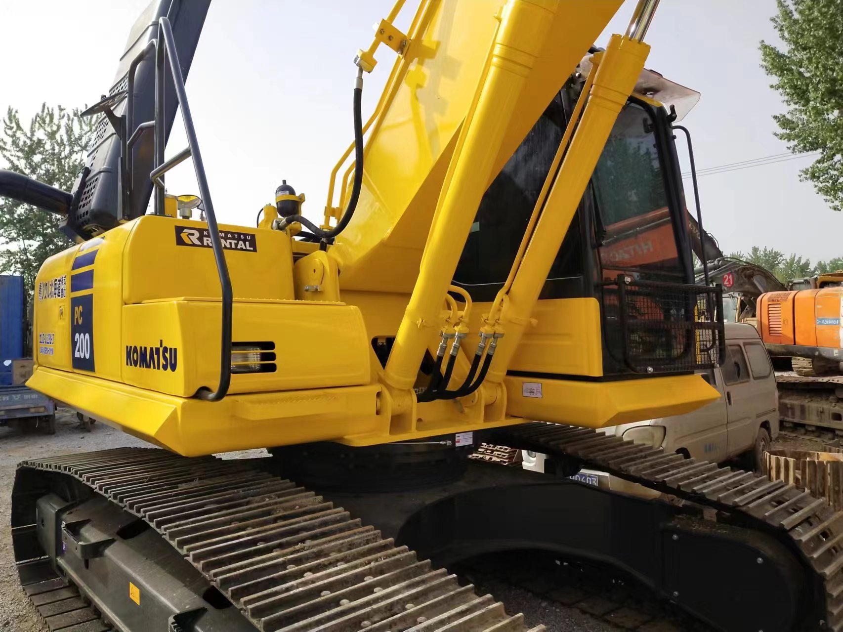 Refurbished Komatsu PC200-8 Used Crawler Excavator 20T For Earthmoving