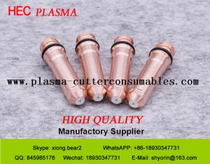 China Mild Steel Beveled Cutting Electrode HPR130 Consumables 220649-S factory