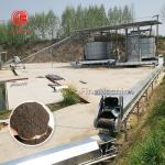 Fermentation Compost Organic Fertilizer Production Line For Food Waste Cow Dung