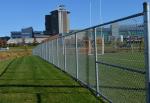 Hot Dipped Galvanized Link Chain Fence Low Carbon Steel Wire With High Secure