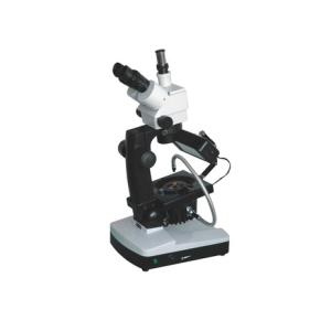 China Jewelry Identification Dark Field Microscope With Camera Gemological Polarizing Gem factory
