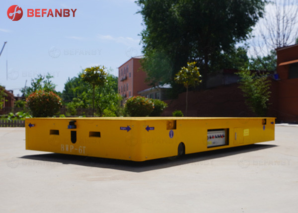 Battery Power Flatbed Trackless Trolley For Sale