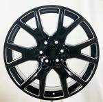 Gloss Black Milled Chevrolet Replica Wheels 2000-2021 22 Inch Tahoe Replica