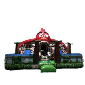 China China factory Funny angry bird inflatable kids bounce house bouncer bouncy castle combo for sale factory
