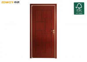 China Custom PU Painted Curved Solid Wood Interior Doors factory