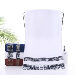 China Square QUICK-DRY White 100% Cotton Luxury Hotel Towel for Quick Absorption factory