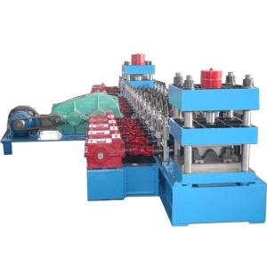 China Road Barrier Sheet Metal Roll Forming Machines 12m/min factory