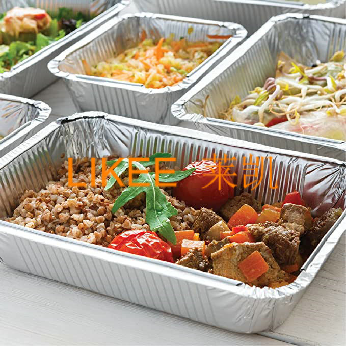 Oven Microwave Aluminium Foil Food Container For Picnic