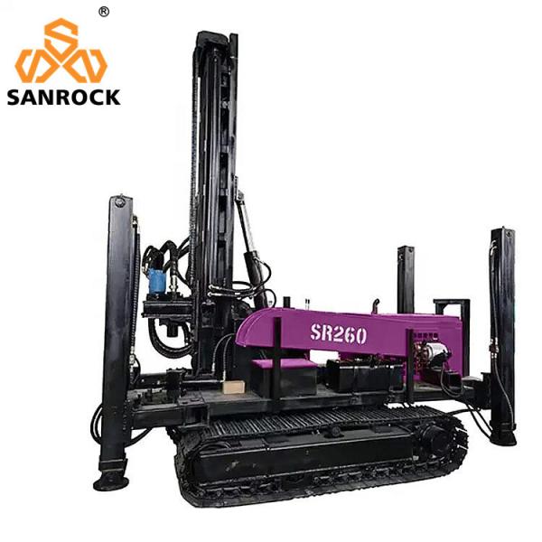 Water Well Drill Machine Borehole Depth 260m Portable Hydraulic Water Well