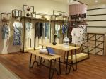 Durable Lady'S Clothing Display Racks Shop Clothes Rack Fashionable Design