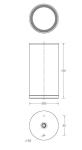Architectural Ceiling Surface Mounted LED Downlights 20W IP65 Outdoor Lighting