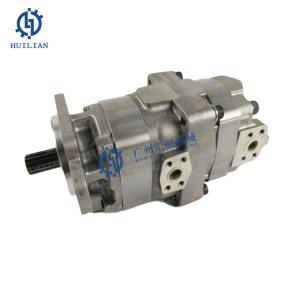 China 705-52-30280 705-52-30281 Hydraulic Water Gear Pump For Loader WA450-3A-TW WA450-3L WA450-3LL WA450L-3 WA470-3-X WA470-3 hydraulic tandem pump factory