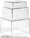 Acrylic Display Risers Acrylic Boxes Acrylic Display Nesting Cubes 5 Sided With