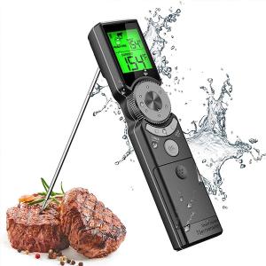 China Smart Cooking Digital Food Thermometer Waterproof Scroll Wheel Preset Back Light factory