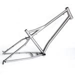 27.7er Titanium Bike Frame MTB Long Tour Travel Fram With 192mm Dropout Distance