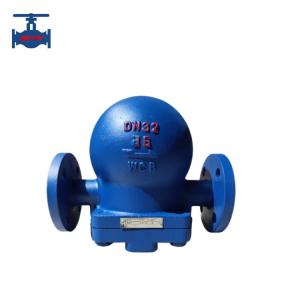 China Cast Steel ASTM A216-WCB Level Ball Float Steam Trap For Air And Steam Use factory
