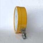 SUS304 Precision Pressure Gauge 150mm Yellow Test Manometer 6 Bar Pressure Gauge