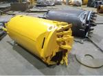 Yellow Color Thickness 16mm Bucket Auger Drilling With BFZ80 Flat Teeth