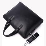 Business Men'S First Layer Cowhide 14 Inch Laptop Messenger Bags