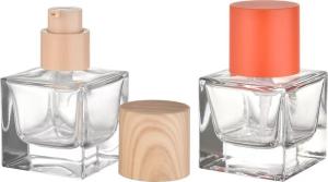 ABS Over Cap Round Glass Foundation Bottle For Cosmetic Pump Bottle