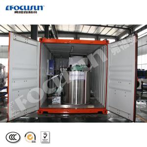 Industrial Cooling Solution 10T/Day Containerized Flake Ice Machine with Air