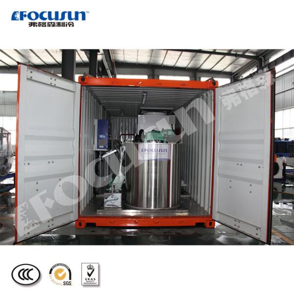 Industrial Cooling Solution 10T/Day Containerized Flake Ice Machine with Air
