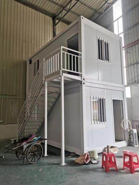 Flat Pack Container Prefabricated Camp House Temperoary Shelter For Homeless