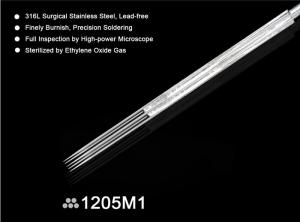 China 1205M1 Pre Sterilized Shaders Premium Tattoo Needles Round Shader Flat Magnums Dual Stacked Magnum factory