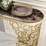 Corridor Bar Cabinet Console Table 0.4m Marble Sideboard Buffet