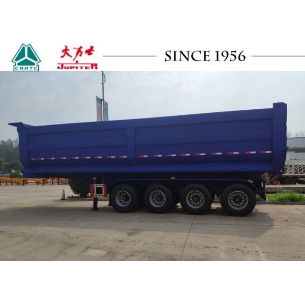 China 4 Axle U Shape Heavy Duty Dump Tipper Trailer factory