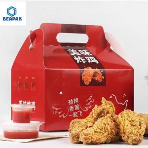 China Disposable Take Away Fried Chicken Custom Food Packaging Boxes factory