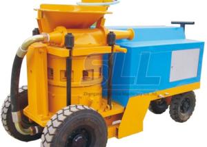 China Piston Type Wet Mix Shotcrete Machine / Cement Sprayer Machine Less Wearing Parts factory