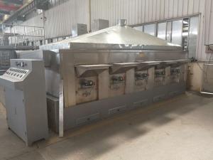 China Rotating Drum Commercial 500kg/H Peanut Roasting Machine factory